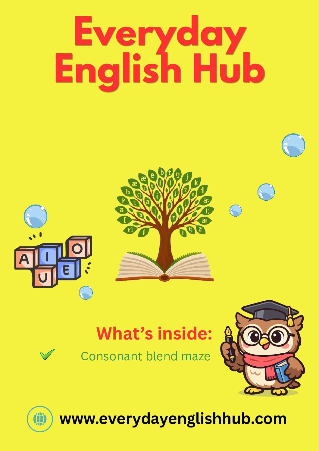 Consonant Blends Maze â L Blends & R Blends