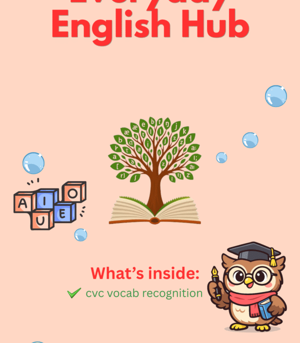 CVC vocab worksheet